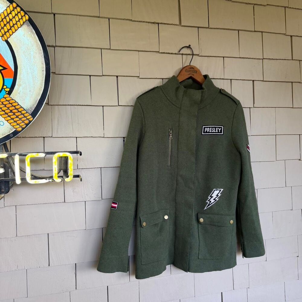 Unbranded Men's Khaki and Green Jacket